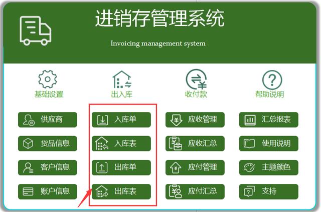 全自動Excel進銷存管理系統(tǒng)，含庫存預(yù)警，可自動生成出入庫報表（庫存表自動進銷存表格）