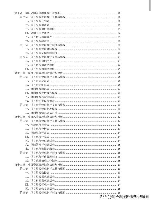 項目管理工作實用工具箱-表單模板「140頁」（項目管理工具表格）