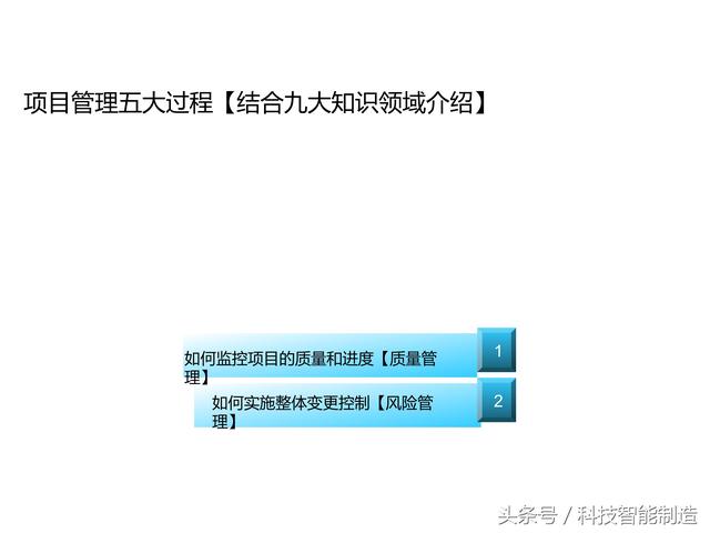 項目管理內(nèi)部培訓資料，項目管理的五大過程和九大知識，你知道嗎