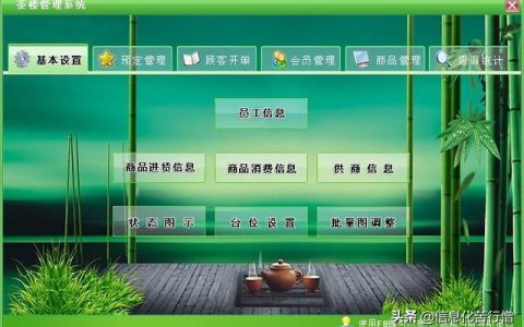 茶樓信息化管理系統(tǒng)軟件開發(fā)設計解決方案（智能茶樓管理系統(tǒng)）