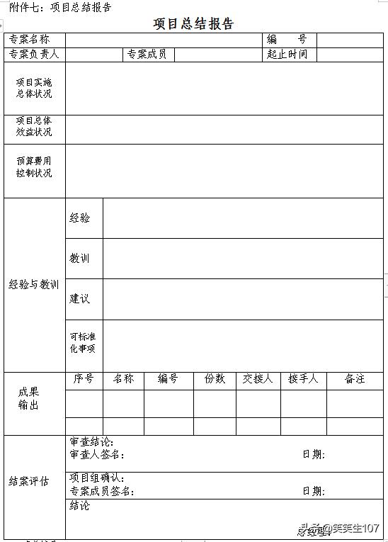 整套專案管理辦法（制度、流程、表格）（專案管理制度內(nèi)容）