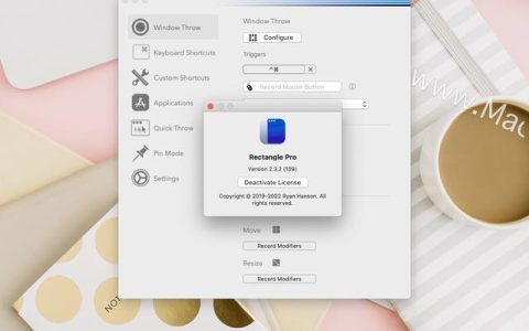 超強(qiáng)窗口管理工具：Rectangle pro（多窗口管理工具）
